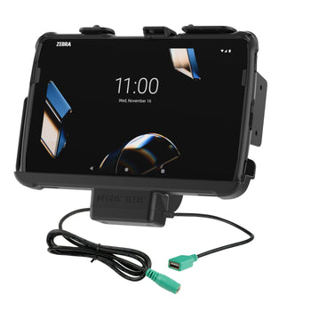 RAM-HOL-ZE21PDU:RAM-HOL-ZE21PDU_1:RAM Tough-Dock™ Power + Data for Zebra ET401 & ET4x 10"
