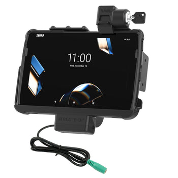 RAM-HOL-ZE21PKLU:RAM-HOL-ZE21PKLU_1:Locking RAM Tough-Dock™ for Zebra ET401 & ET4x 10"
