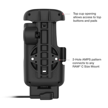 RAM® Form-Fit USB-C Dock for Zebra TC22 & TC27 without Boot