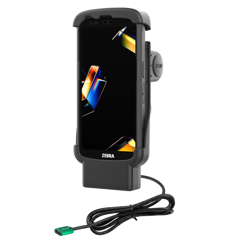 RAM® Form-Fit USB-C Dock for Zebra TC201 & TC22/TC27 with Boot