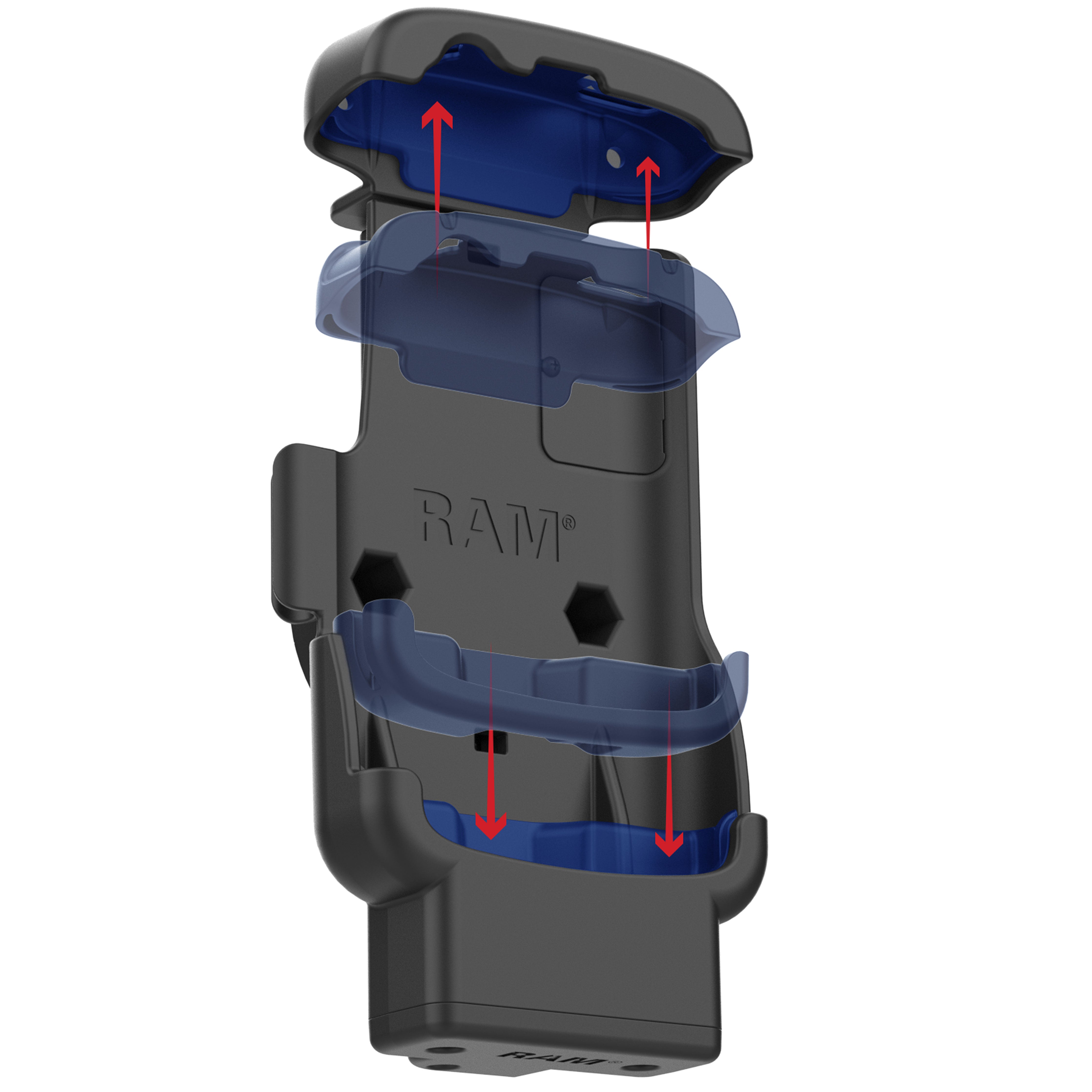 RAM® Locking Form-Fit Holder for Zebra TC22 & TC27 without Boot