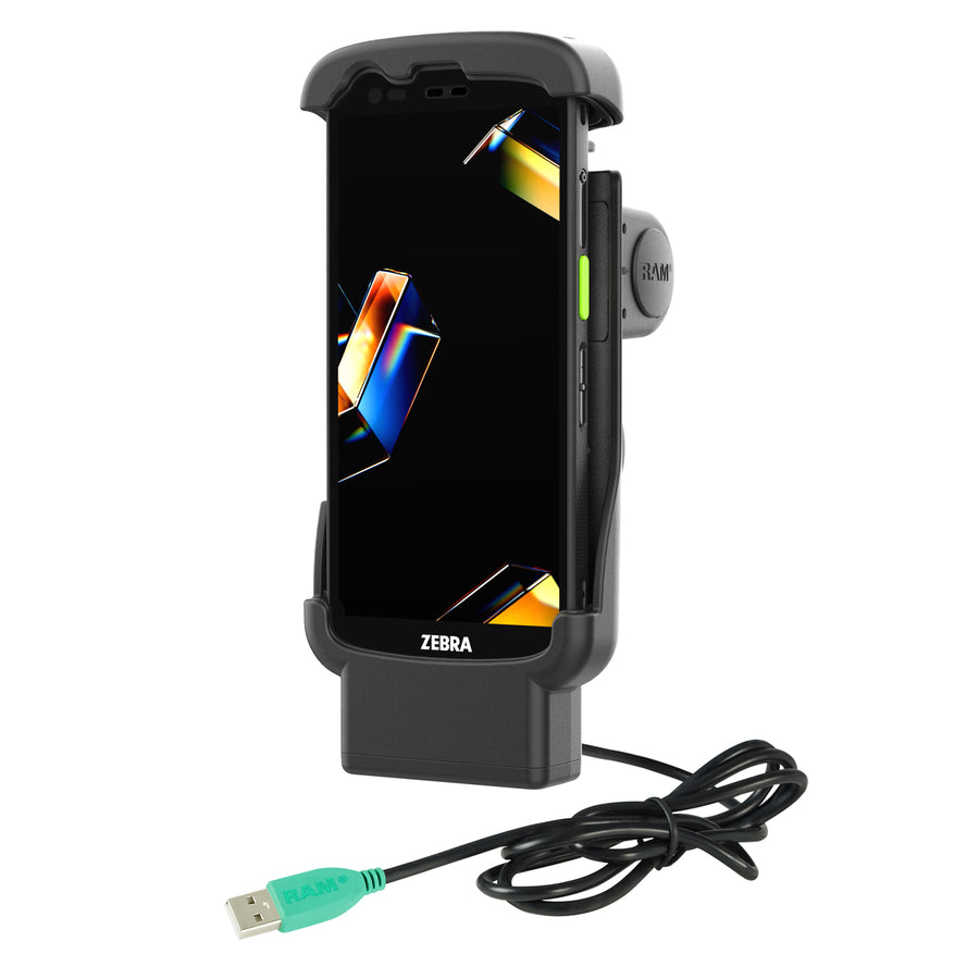 RAM® Form-Fit Powered Dock for Zebra TC201 & TC22/TC27 without Boot