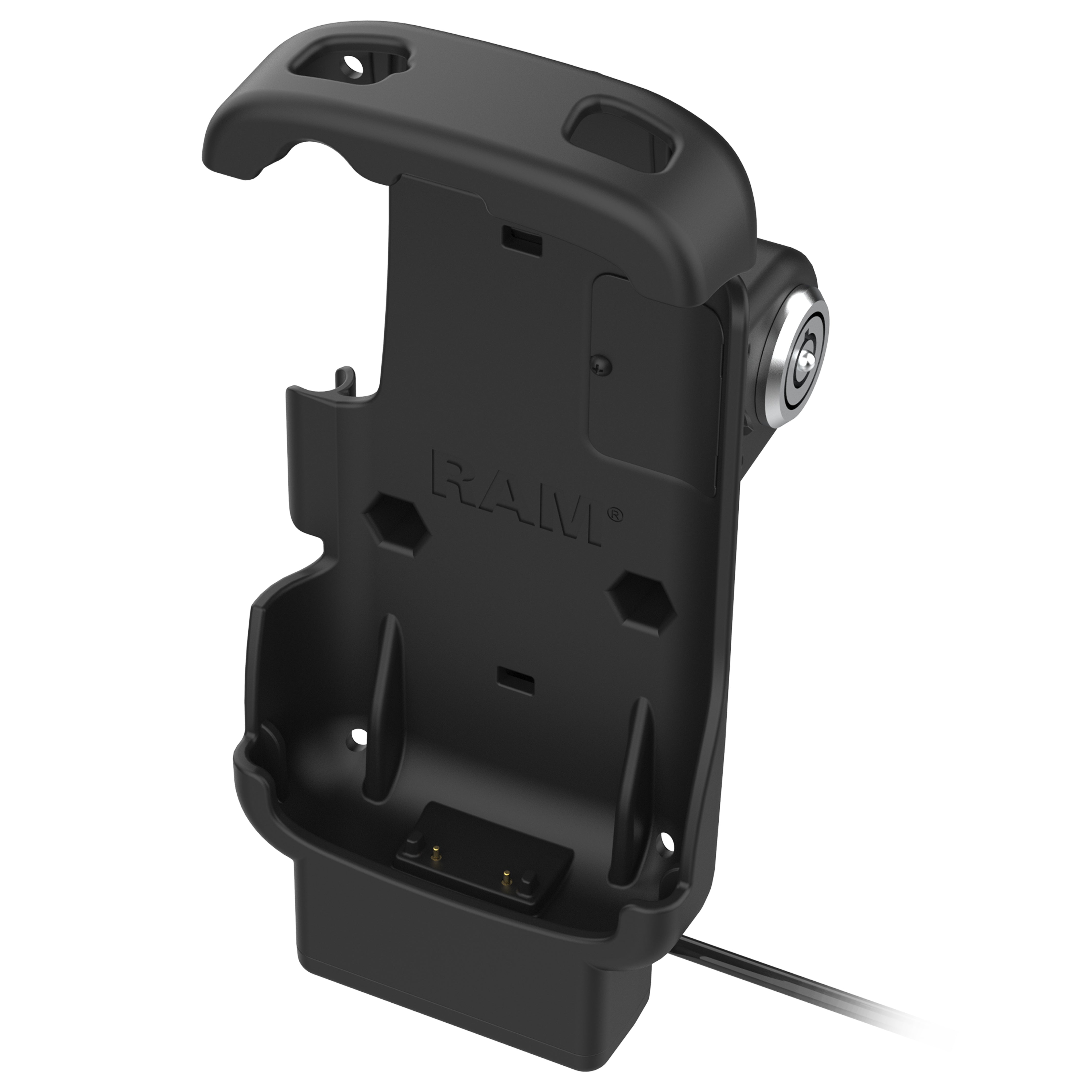 RAM® Locking Form-Fit Powered Dock for Zebra TC22 & TC27 with Boot