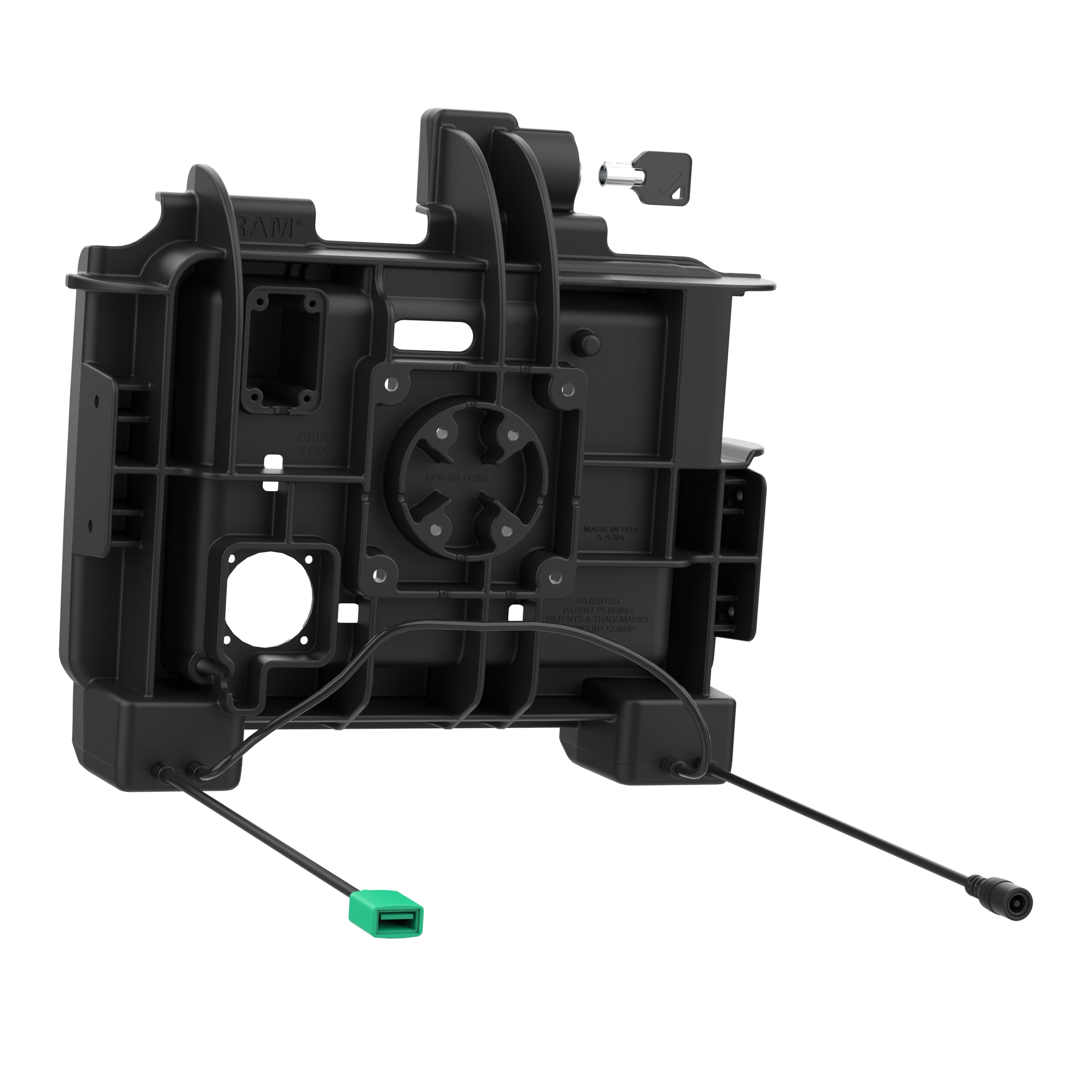 RAM® Power + Data Locking Dock for Zebra ET6x – RAM Mounts