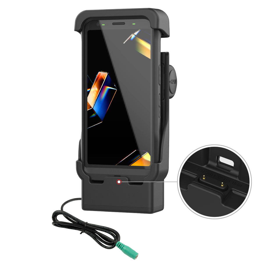 RAM® Powered Dock with Pogo Pins for Zebra TC501