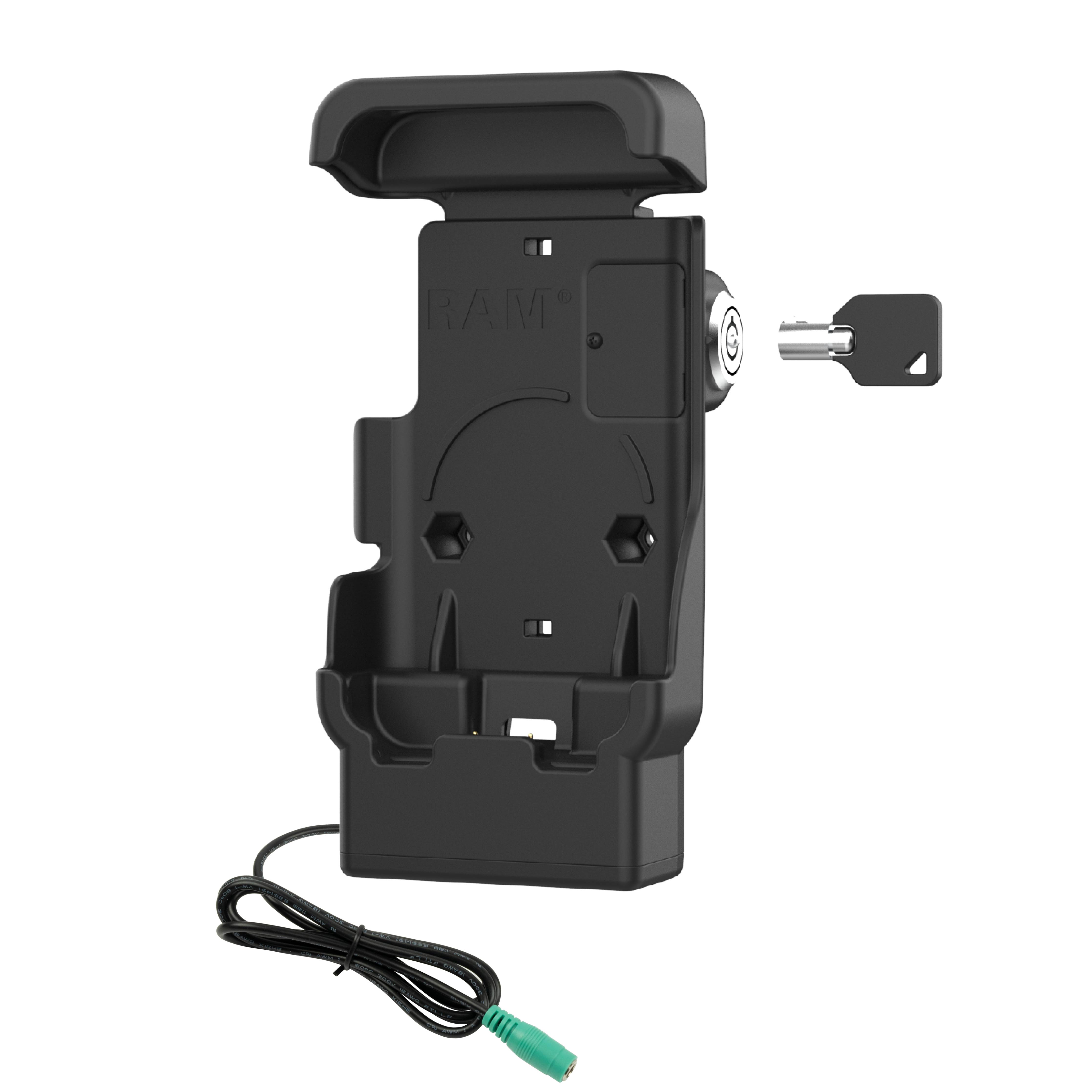 RAM® Locking Powered Dock with Pogo Pins for Zebra TC501 – RAM Mounts