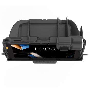 Locking RAM® Tough-Dock™ Power + Dual USB for Zebra ET401 8"