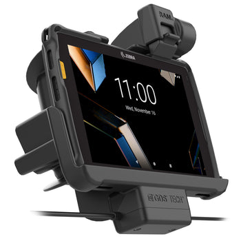 RAM® Tough-Dock™ Power + Data with Latch for Zebra ET401 8"
