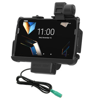 RAM® Tough-Dock™ with Latch for Zebra ET401 8"