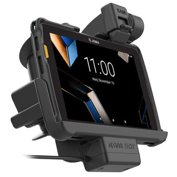 RAM® Tough-Dock™ with Latch for Zebra ET401 8"