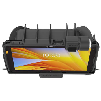 Locking RAM® Tough-Dock™ Power + Dual USB for Zebra ET401 10"