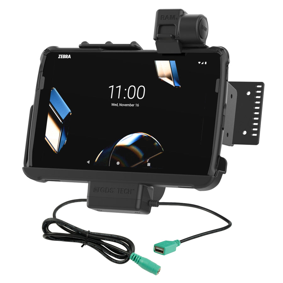 RAM® Tough-Dock™ Power + Data with Latch for Zebra ET401 10"
