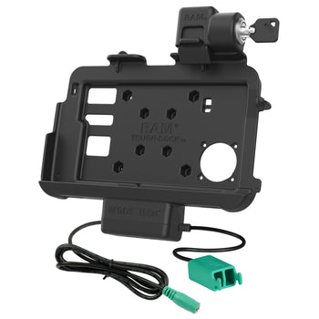 Locking RAM® Thin-Dock™ + Dual USB for Zebra ET401 8"