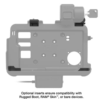 Locking RAM® Thin-Dock™ for Zebra ET401 & ET4x 8"