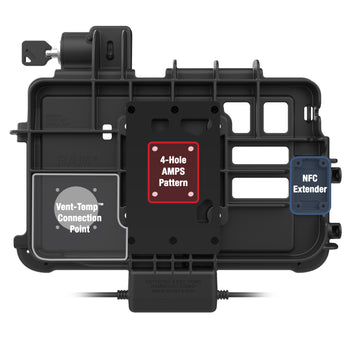 Locking RAM® Thin-Dock™ + Dual USB for Zebra ET401 10"