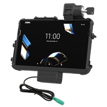 RAM-HOL-ZE47PLU:RAM-HOL-ZE47PLU_1:Locking RAM Thin-Dock™ for Zebra ET401 & ET4x 10"