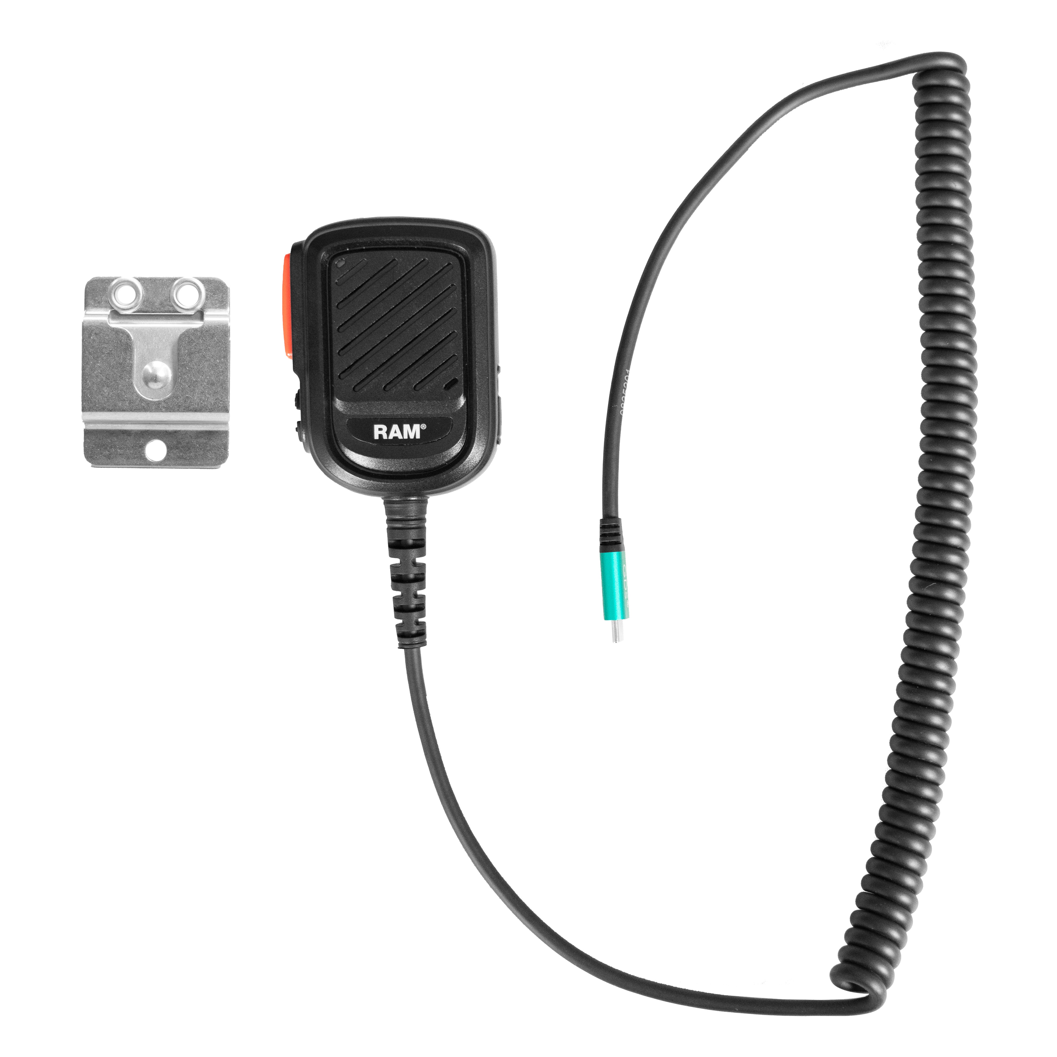 RAM® Remote Speaker Mic with USB-C for Kodiak – RAM Mounts