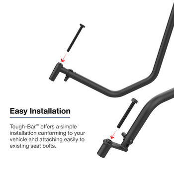 RAM® Tough-Bar™ for '25-26 Ford Interceptor - Havis Console & 8" Screen