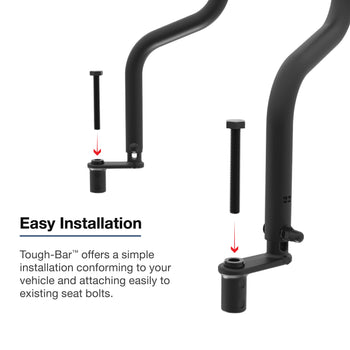 RAM® Tough-Bar™ for '25-26 Ford Interceptor - Setina Console & 8" Screen