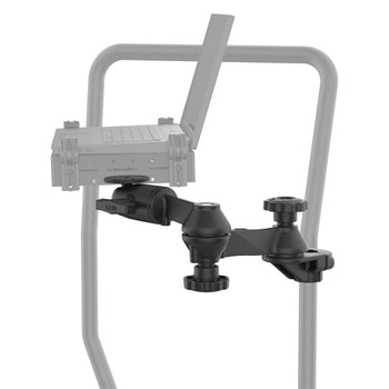RAM® 90-Degree Dual Swing Arm Mount with Ball for Tough-Bar™