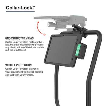 RAM® Friction Hinge Mount with AMPS Bracket for Tough-Bar™
