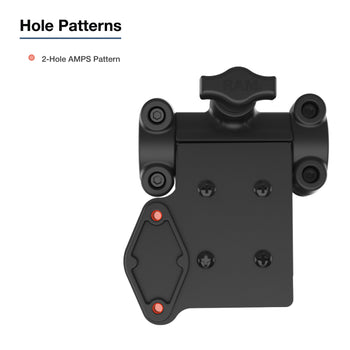 RAM® Friction Hinge Mount with AMPS Bracket for Tough-Bar™