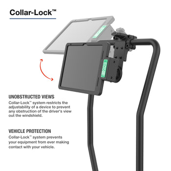 RAM® Friction Hinge Mount for Tough-Bar™ with Roto-View™ & Pivot Feature
