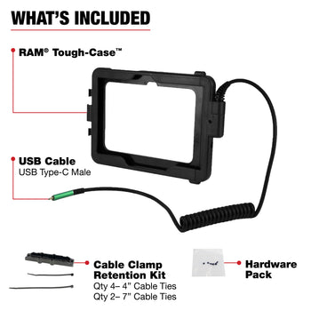 RAM® Tough-Case™ for Tab Active Pro and Active5 Pro & 4 Pro – USB-C Male