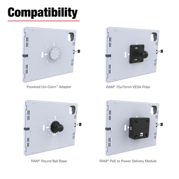 RAM® Safe-Case™ for iPad Pro 13 (M4), Air 13 (M2 & M3), & Pro 12.9 Gray