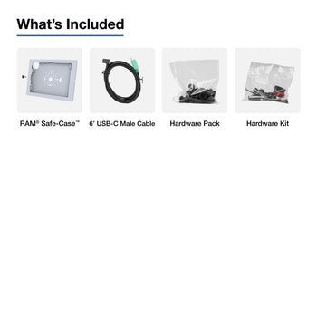 RAM® Safe-Case™ for iPad Pro 13, Air 13 & Pro 12.9 - Gray