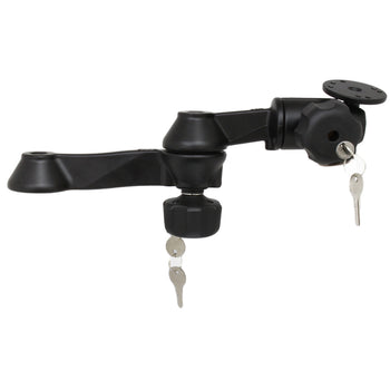 RAM-VB-110-1LU:RAM-VB-110-1LU_1:RAM 12" Locking Double Swing Arm with Round Plate