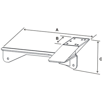 RAM® No-Drill™ Vehicle Base for '06-10 Dodge Charger (Non-Police) + More