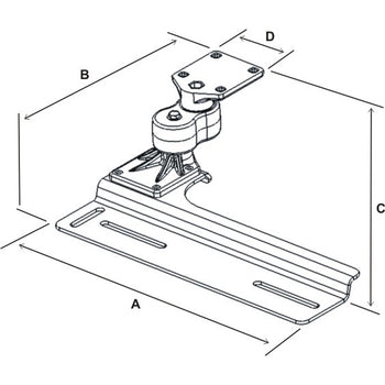 RAM® No-Drill™ Vehicle Base for '96-07 Dodge Grand Caravan + More