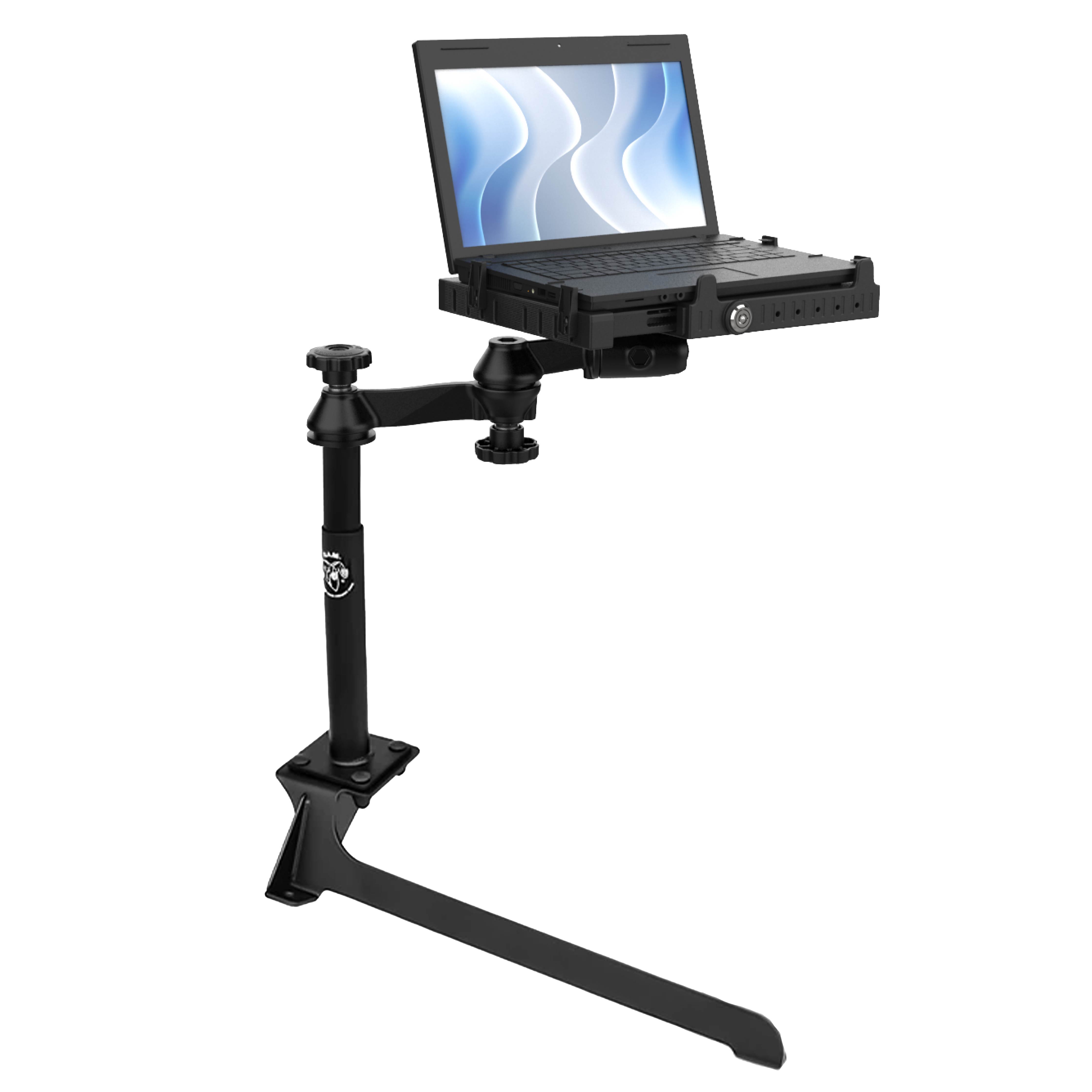 RAM® No-Drill™ Laptop Mount for '05-26 Nissan Frontier + More