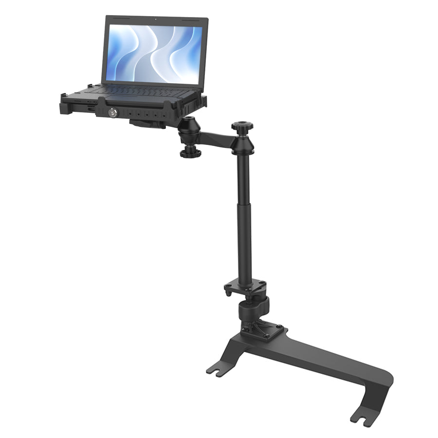 RAM® No-Drill™ Laptop Mount for '07-13 Chevrolet Silverado + More – RAM ...