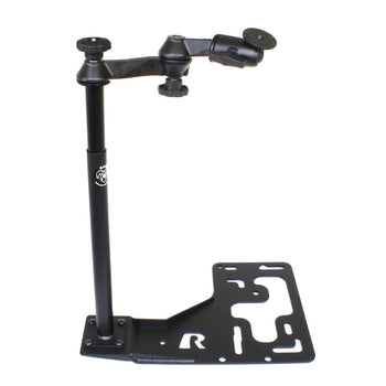 RAM-VB-168-RO1:RAM-VB-168-RO1_1:RAM No-Drill™ Universal Mount for Heavy Duty Trucks - Double Swing Arm