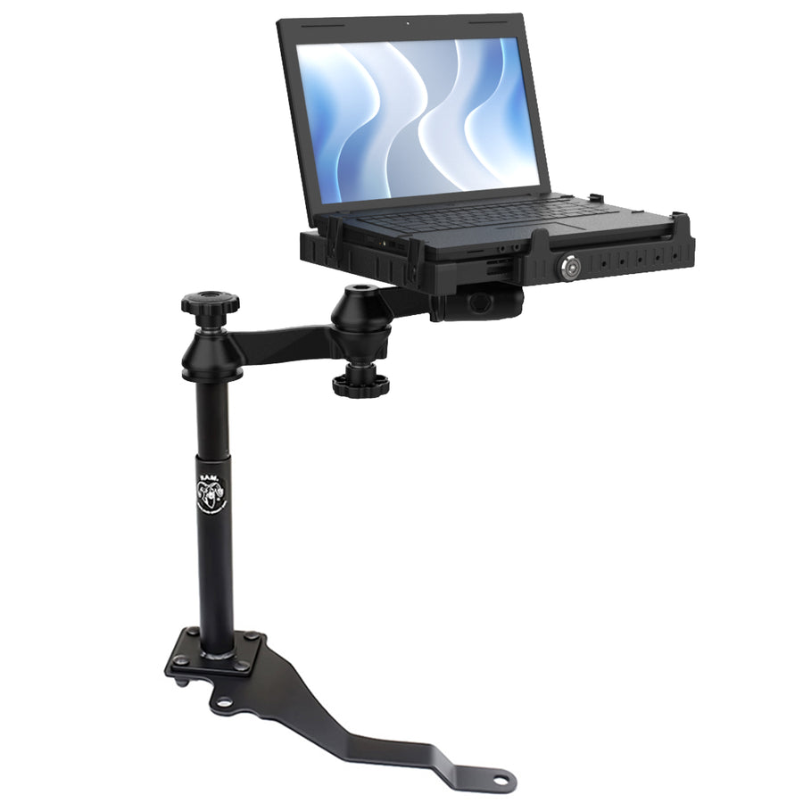 RAM® No-Drill™ Laptop Mount for '07-17 Jeep Wrangler