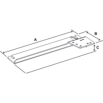 RAM® No-Drill™ Vehicle Base for '10-13 Ford Transit Connect + More