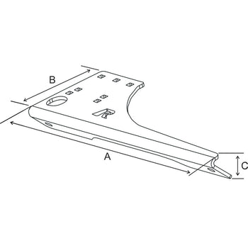 RAM® No-Drill™ Vehicle Base for Dodge Durango & Jeep Grand Cherokee