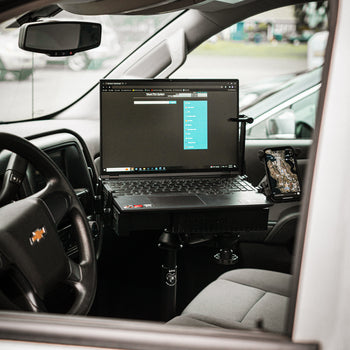 RAM® Laptop Mount for '19-26 Chevy Silverado, Tahoe & More (Legacy)