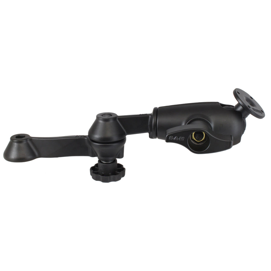 RAM® 12" Double Swing Arm with Round Plate - D Size