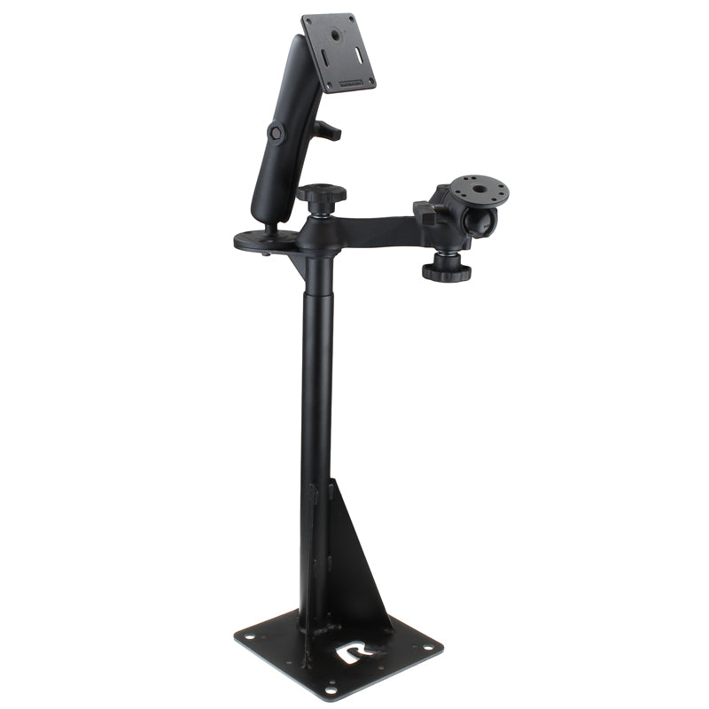RAM® Universal Drill-Down Mount with Swing Arms and Double Ball Mounts ...