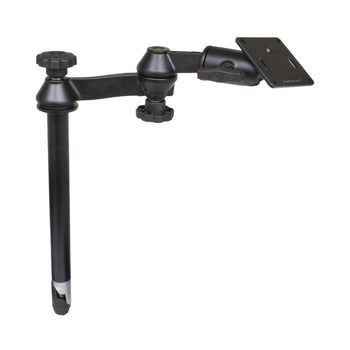 RAM-VP-SW1-12-2461:RAM-VP-SW1-12-2461_1:RAM 12" Upper Pole with Double Swing Arms & 75x75mm VESA Plate