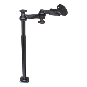 RAM-VP-SW1-1218-240:RAM-VP-SW1-1218-240_1:RAM Tele-Pole™ with 12" & 18" Poles, Swing Arms & Large Round Plate