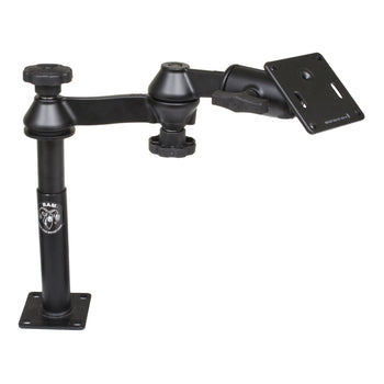 RAM-VP-SW1-47-2461:RAM-VP-SW1-47-2461_1:RAM Tele-Pole™ with 4" & 7" Poles, Swing Arms & 75x75mm VESA Plate