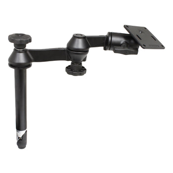 RAM-VP-SW1-8-2461:RAM-VP-SW1-8-2461_1:RAM 8" Upper Pole with Double Swing Arms & 75x75mm VESA Plate