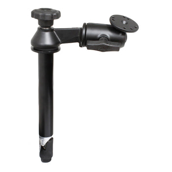 RAM-VP-SW2-8:RAM-VP-SW2-8_1:RAM 8" Upper Pole with Single Swing Arm & Round Plate