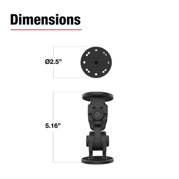 RAM® Dual 90-Degree Pivot Mount