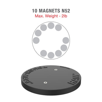 RAM® Single Pivot Magnetic Mount with Knob
