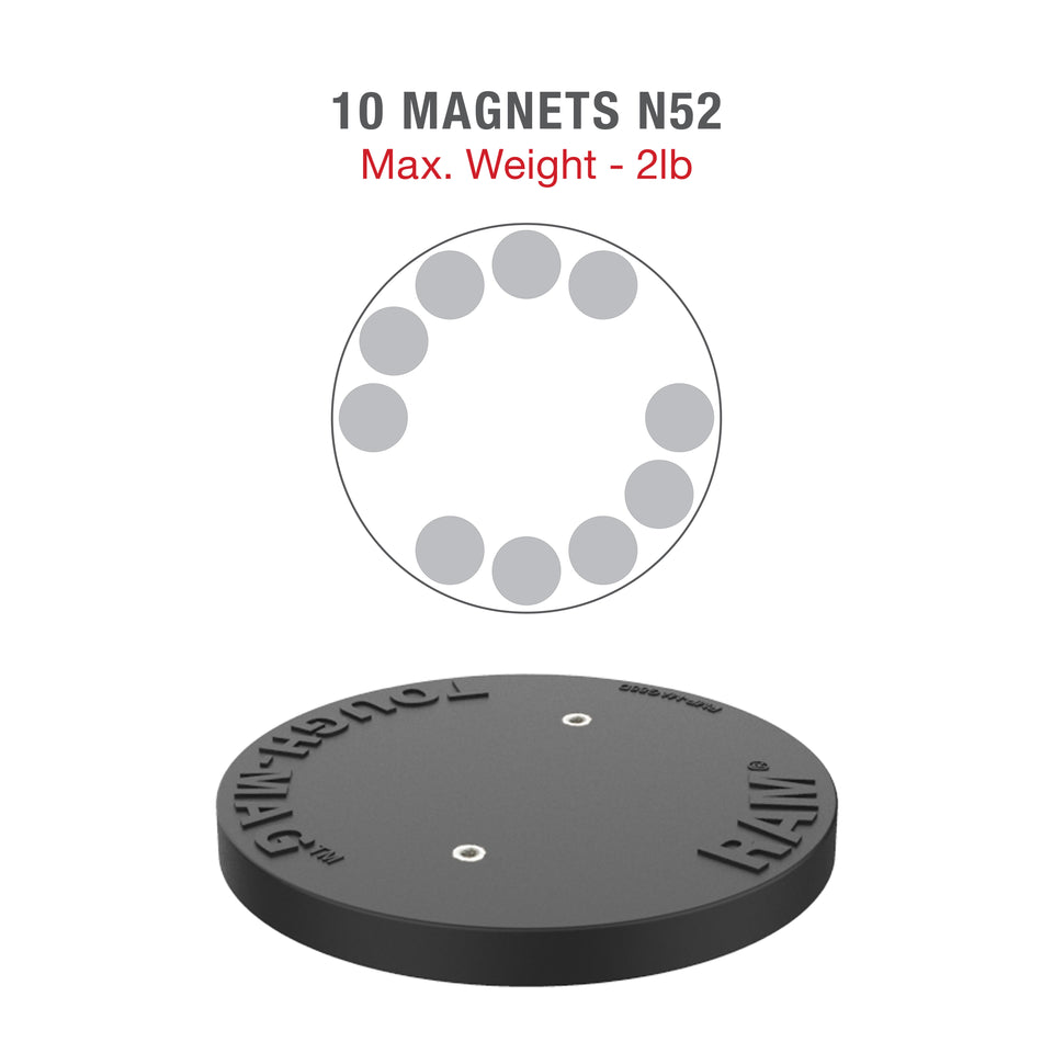 RAM® Single Pivot Magnetic Mount – RAM Mounts